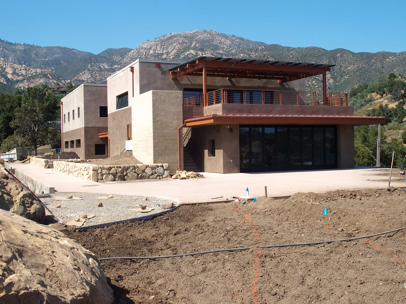 Pritzlaff Conservation Center Construction, Exterior looking northeast