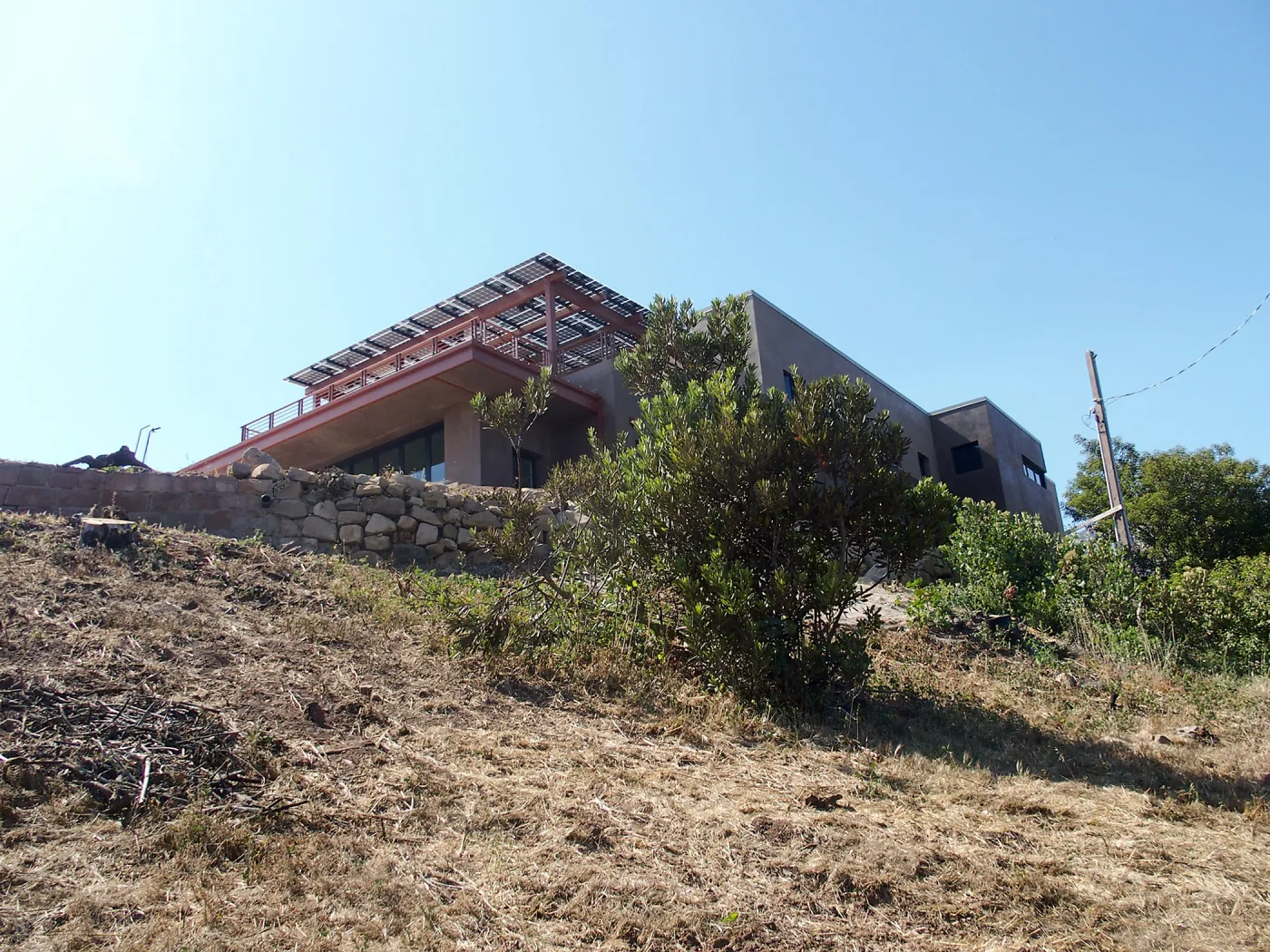 Pritzlaff Conservation Center construction, exterior southeast corner