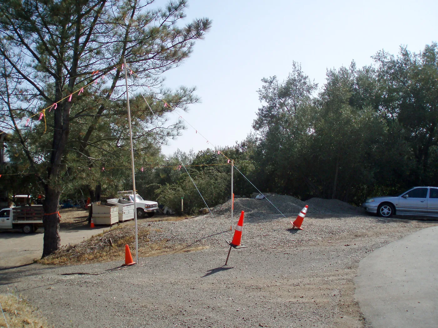 Story Poles north of Gane House, Vital Mission Plan