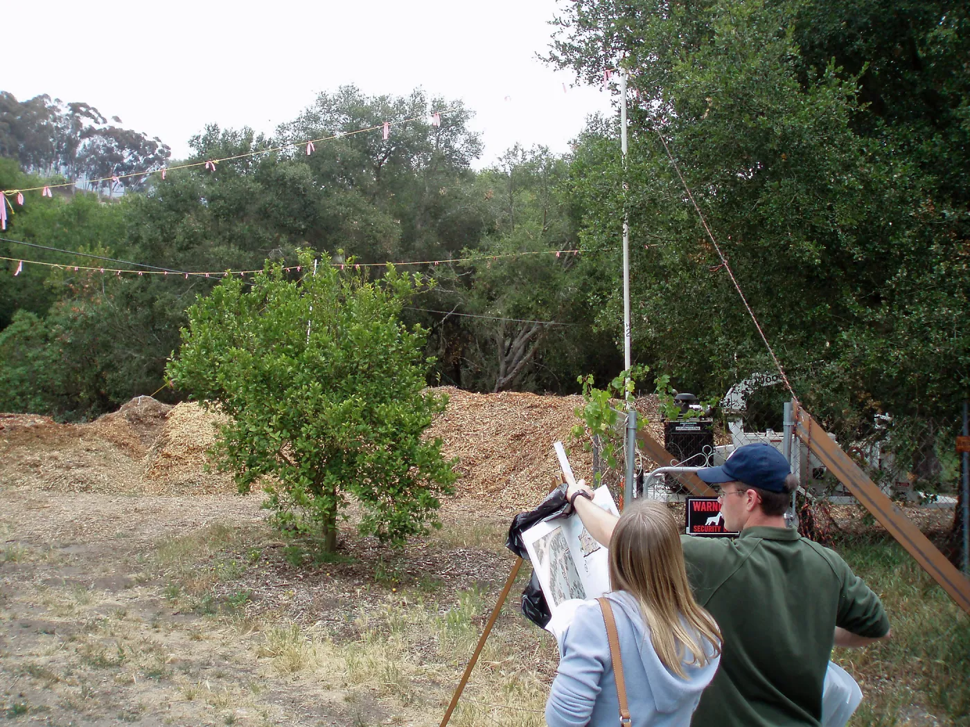 Story poles at Hansen Site, Vital Mission Plan