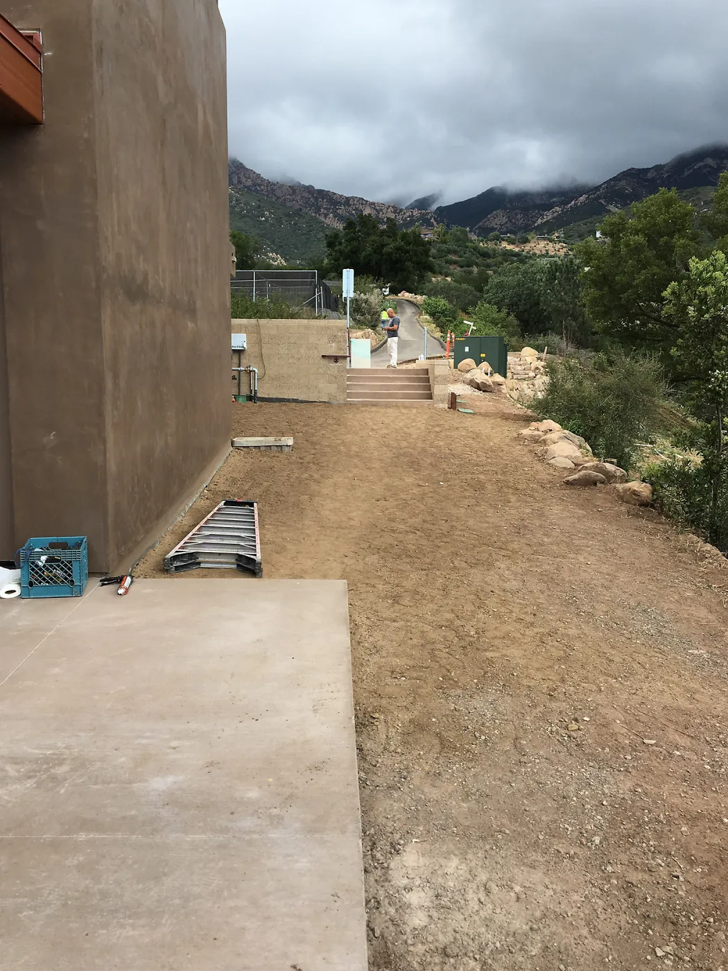 East side of Pritzlaff Conservation Center during construction