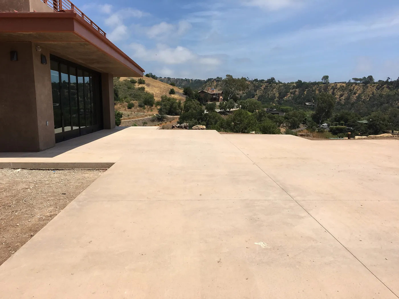 South side patio Pritzlaff Conservation Center Construction