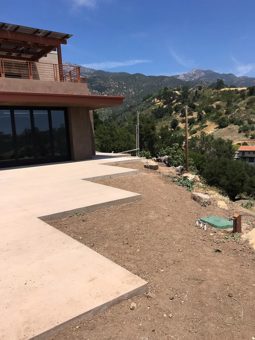 South side patio Pritzlaff Conservation Center Construction