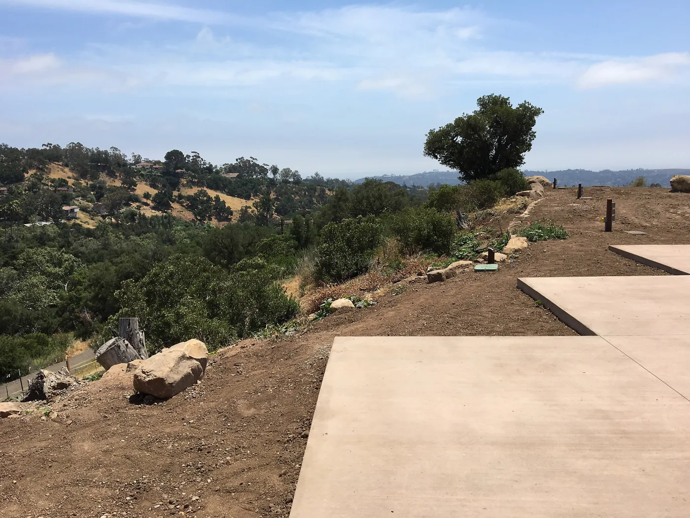 East side retaining wall, Pritzlaff Conservation Center Construction