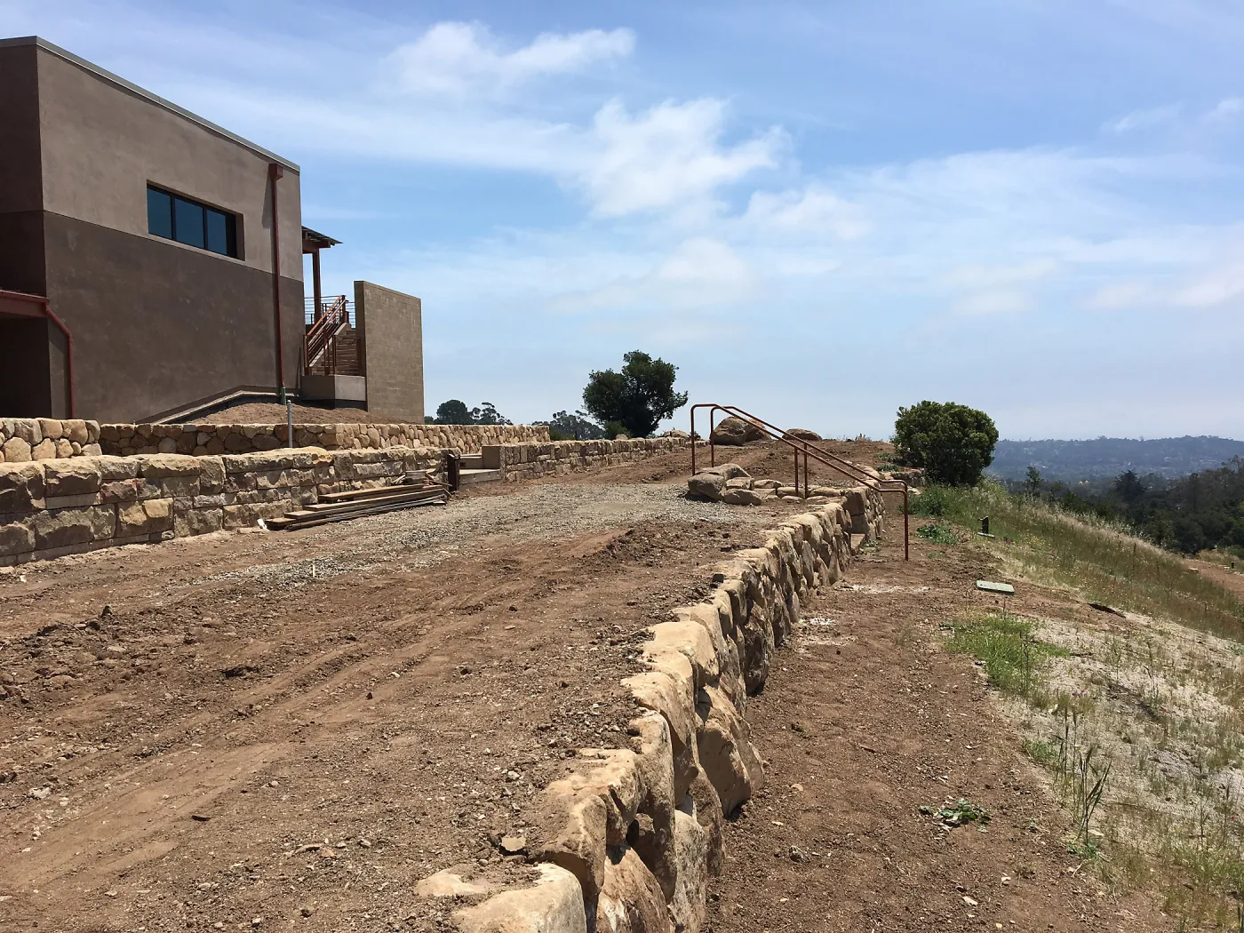 Island View Garden west side Construction