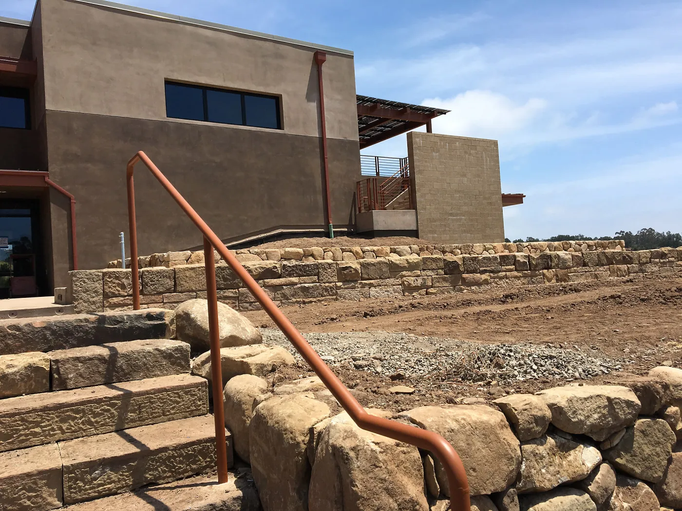 Island View Garden west side Construction