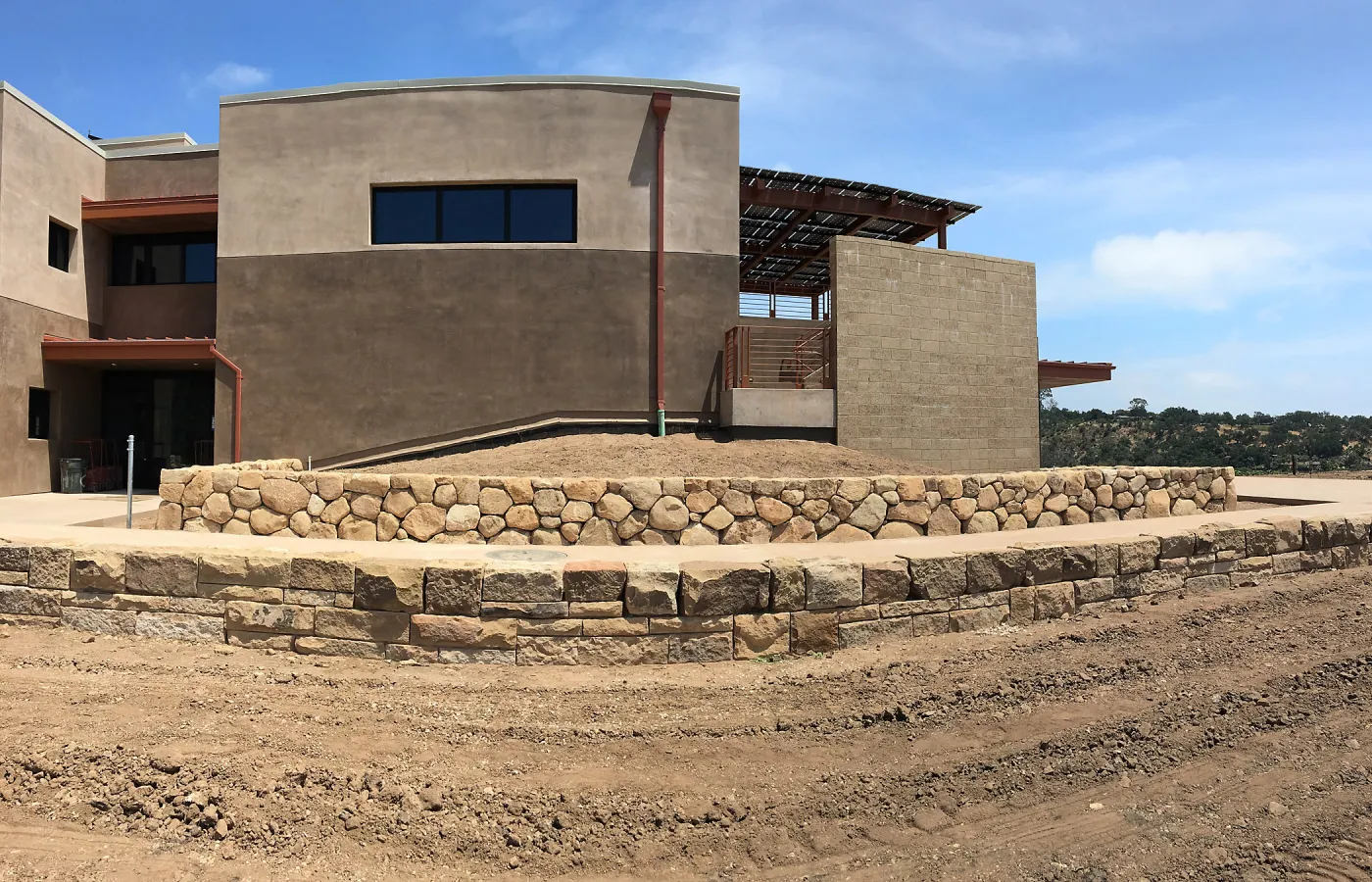 Island View Garden west side Construction