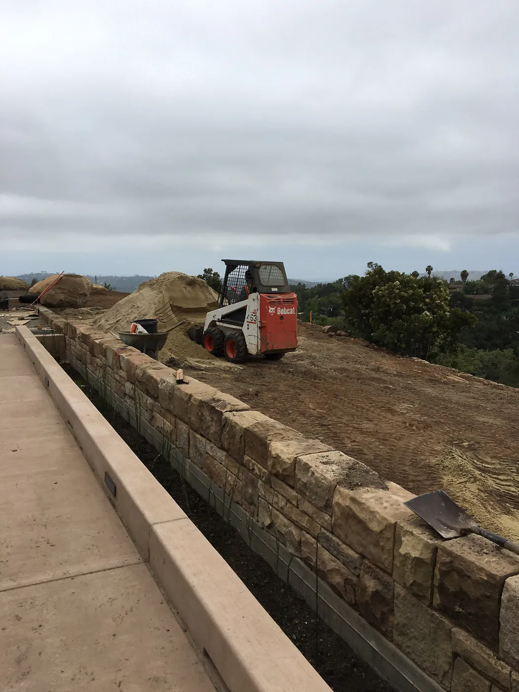 Rill and bed prep at the Pritzlaff Conservation Center