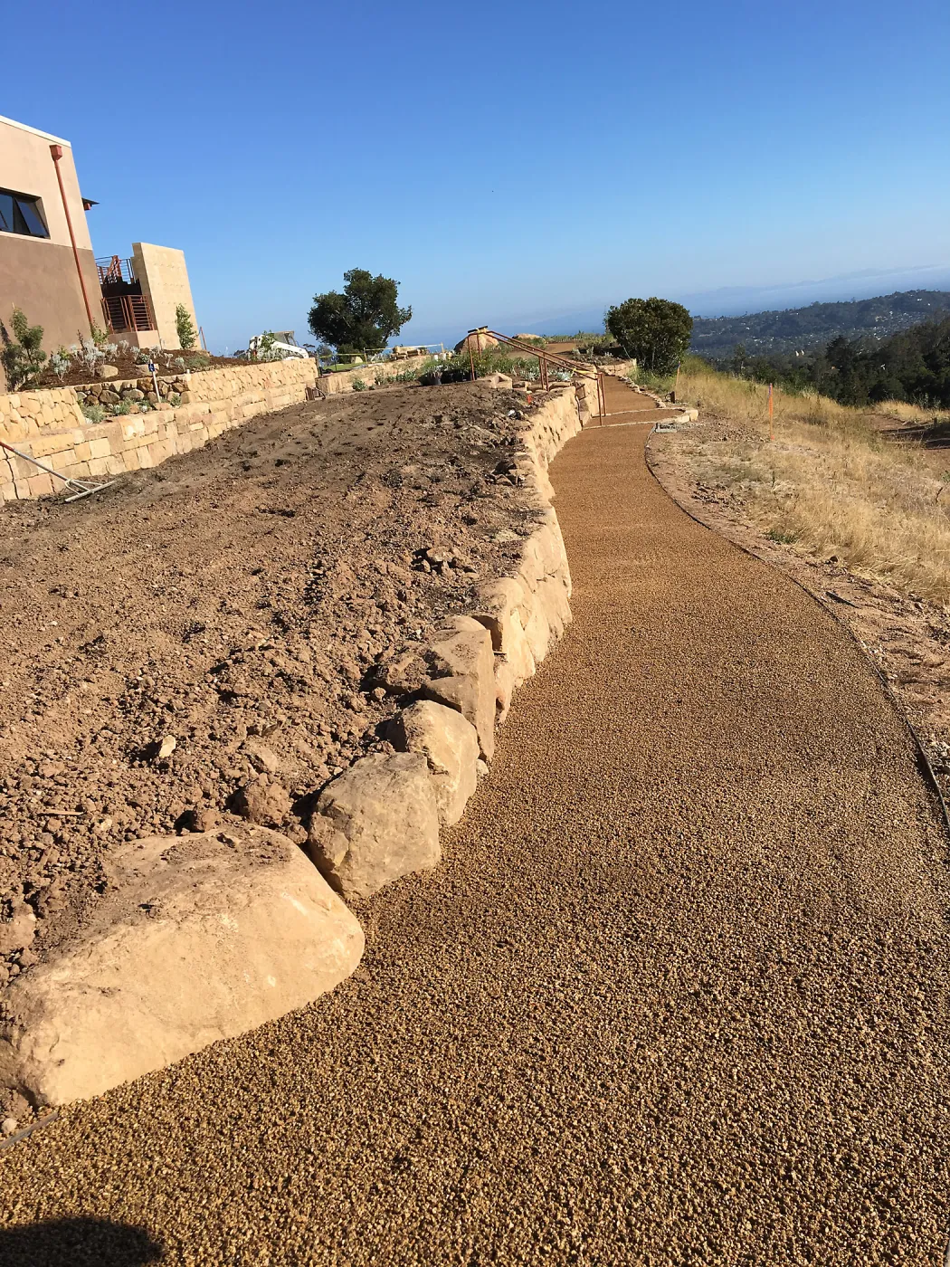 Installation of Eco-PaveÂ® path at the Island View Garden