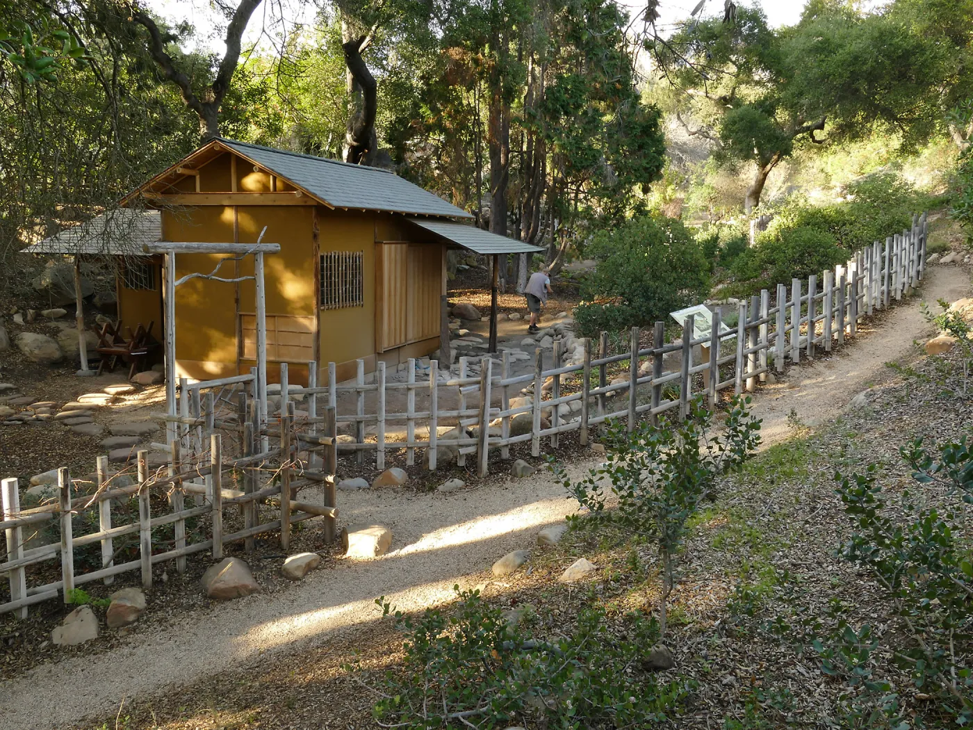 Teahouse & Garden Improvements 2018 looking north