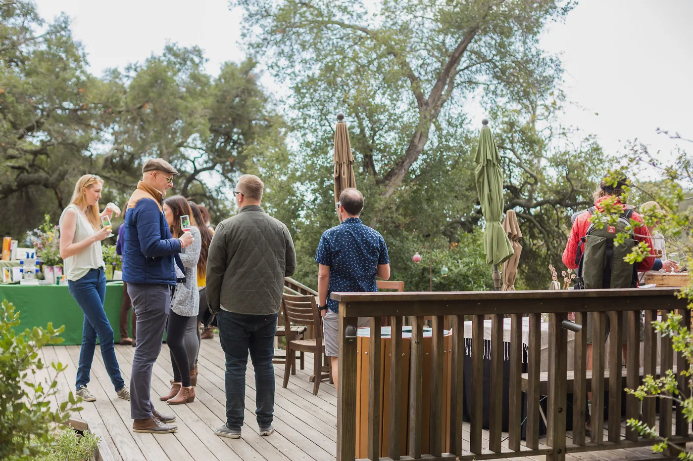 2018 Santa Barbara Beer Garden Event, Home Demonstration Deck