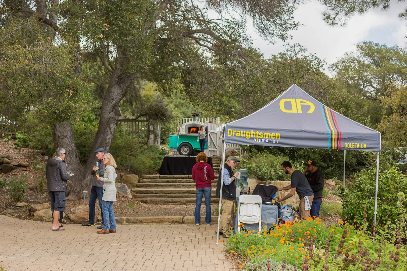 2018 Santa Barbara Beer Garden Event, Autostrada Pizza, Draughtsmen Aleworks, Clara Small Smith Steps