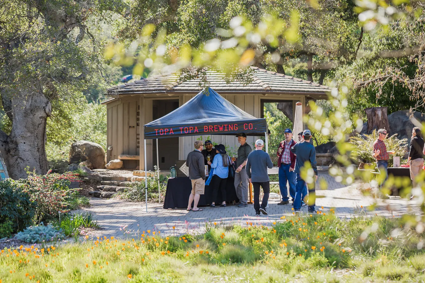 2018 Santa Barbara Beer Garden Event, Topa Topa Brewing Co., Information Kiosk