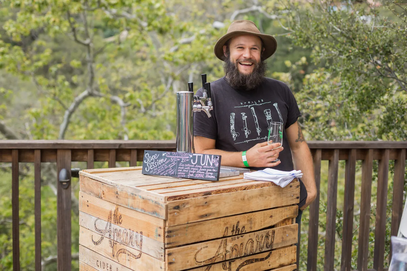2018 Santa Barbara Beer Garden Event, The Apiary, Home Demonstration Deck