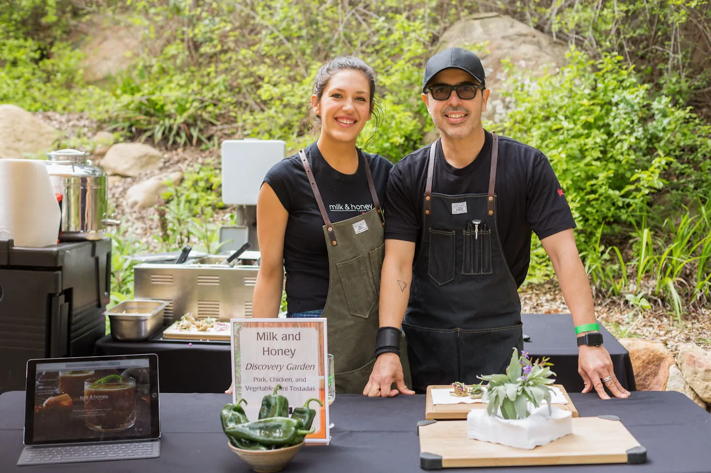 2018 Santa Barbara Beer Garden Event, Milk and Honey