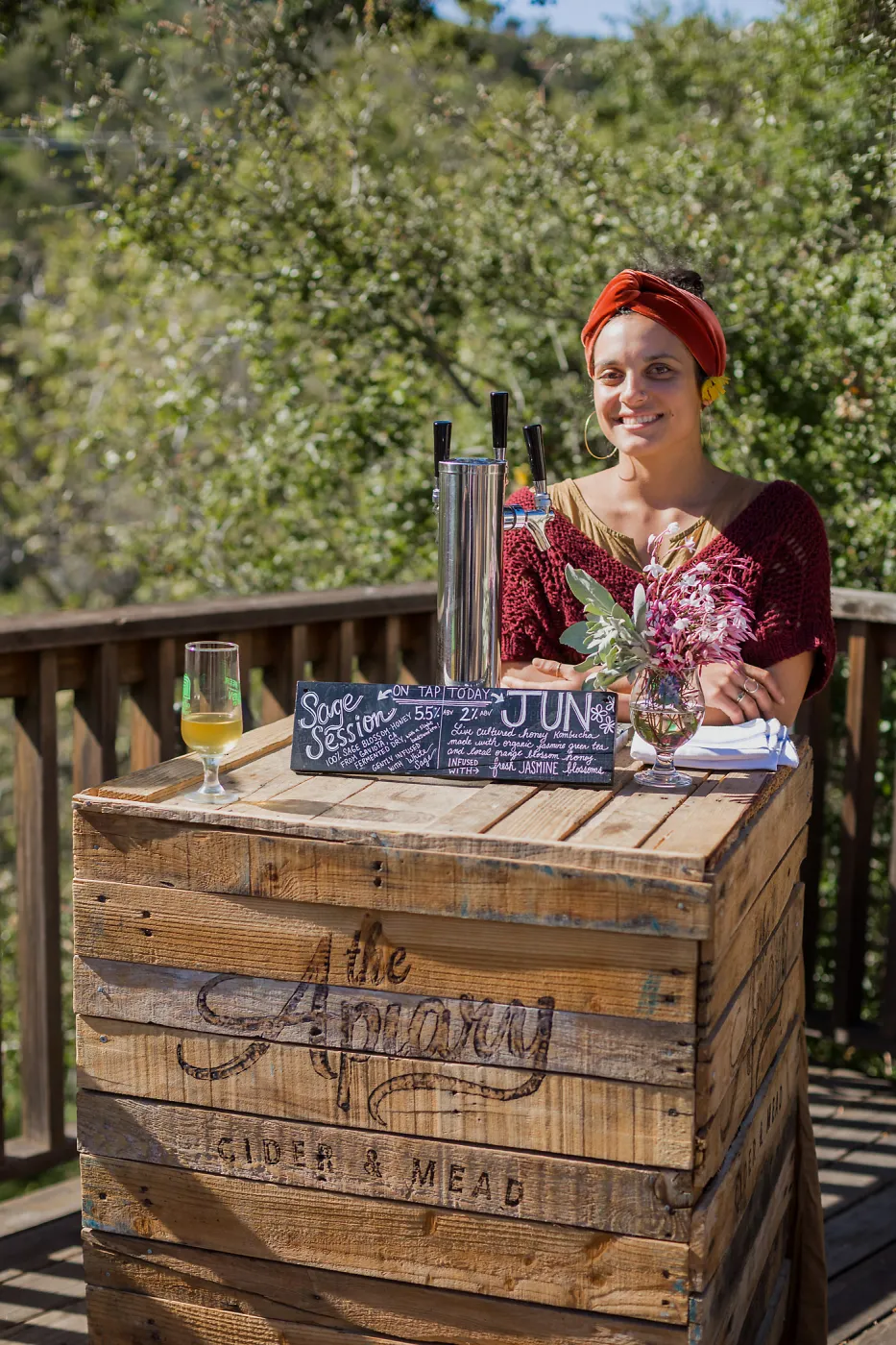 2018 Santa Barbara Beer Garden Event, The Apiary, Home Demonstration Deck