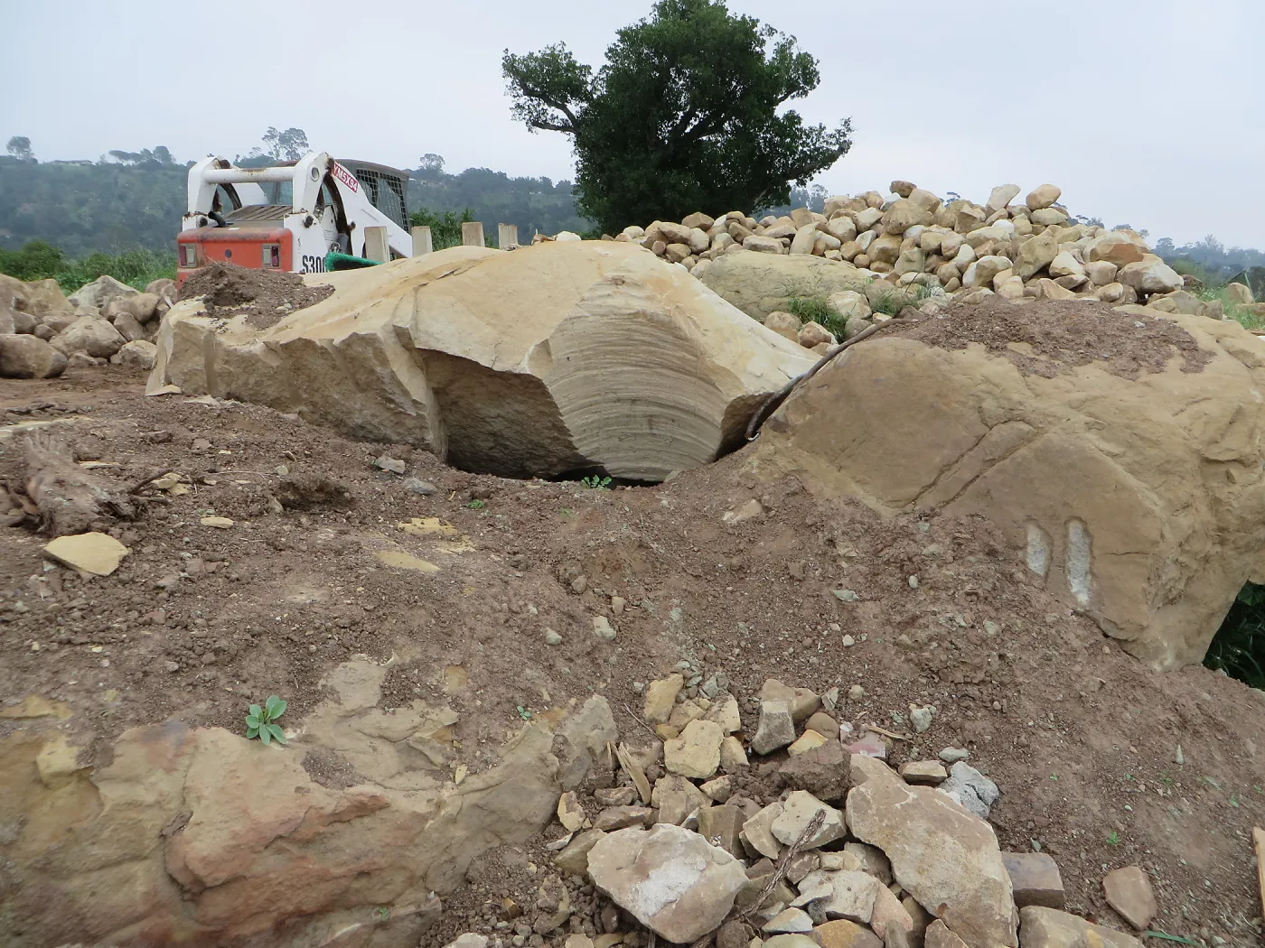 Conservation Center construction waste