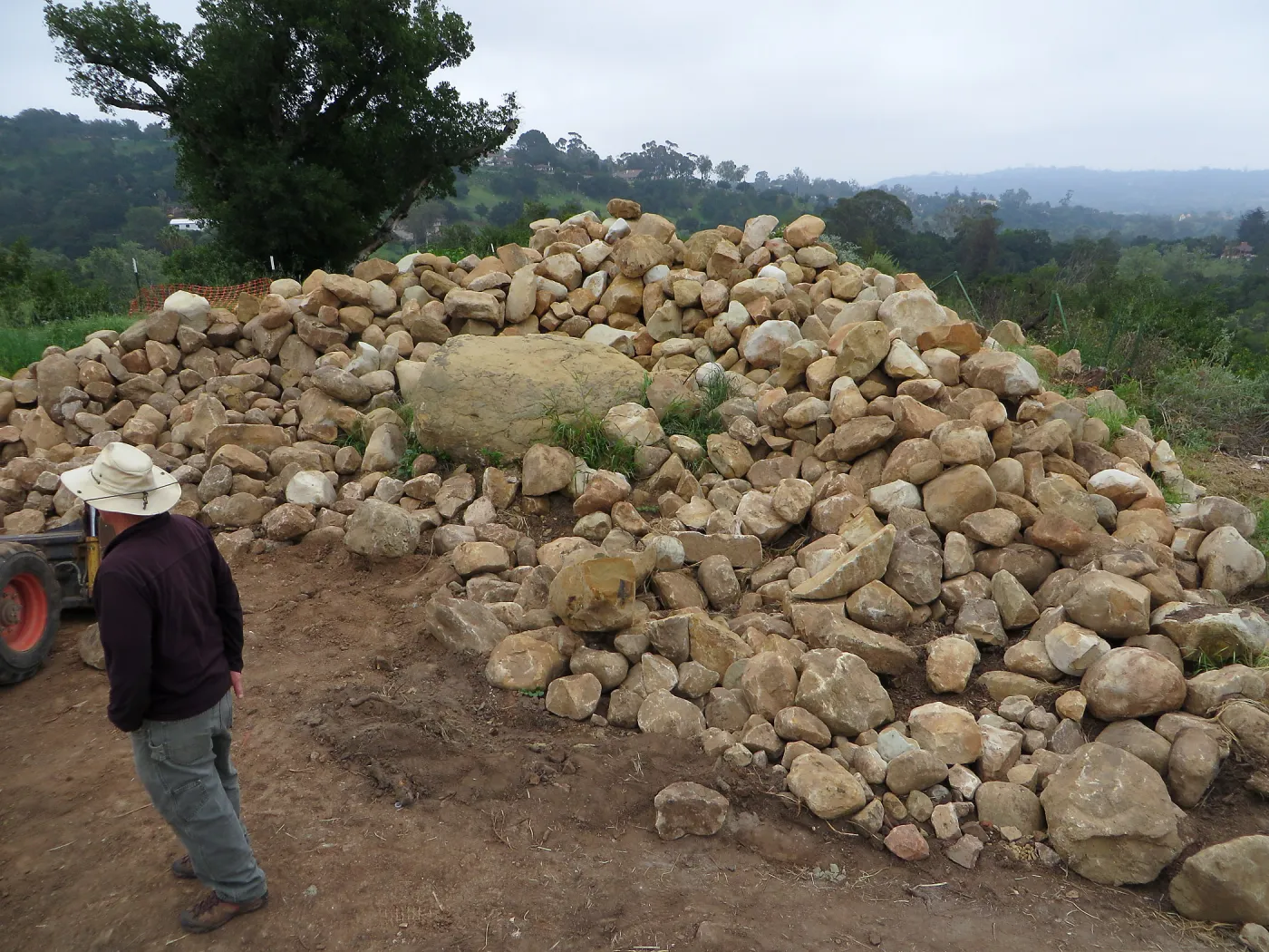 Conservation Center construction waste