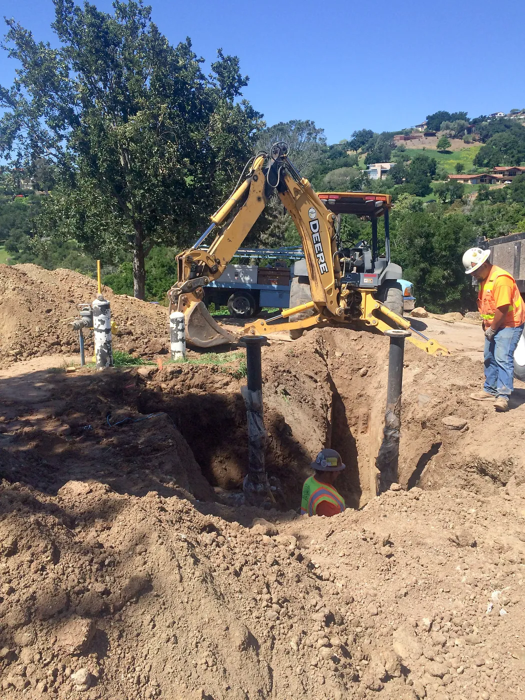 Backflow Preventer installation at the Pritzlaff Conservation Center