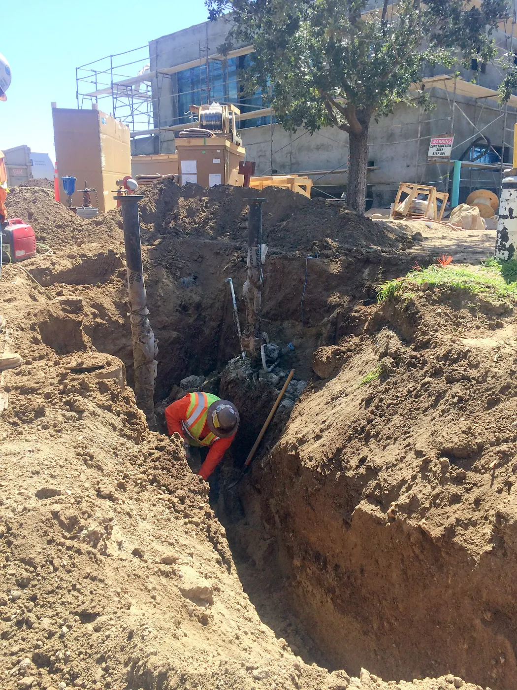 Backflow Preventer installation at the Pritzlaff Conservation Center