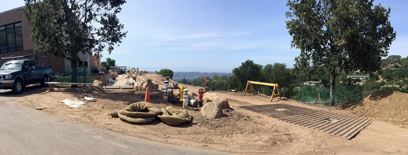 Construction at the Conservation Center