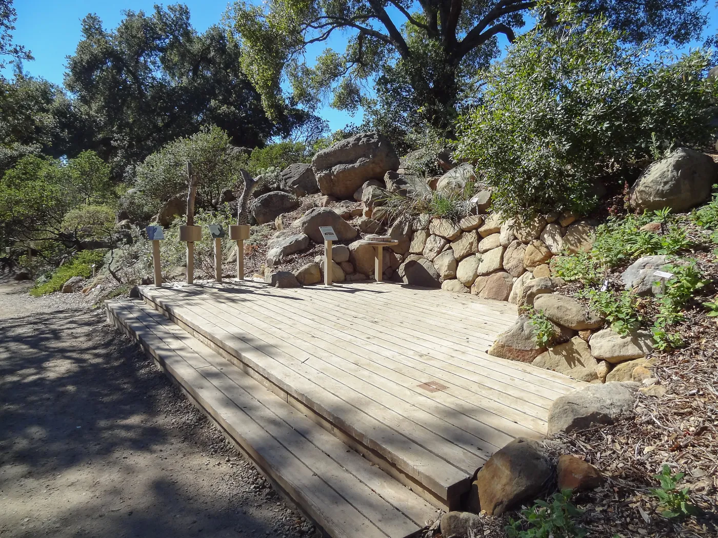 signs in the Discovery Garden, Arroyo Section