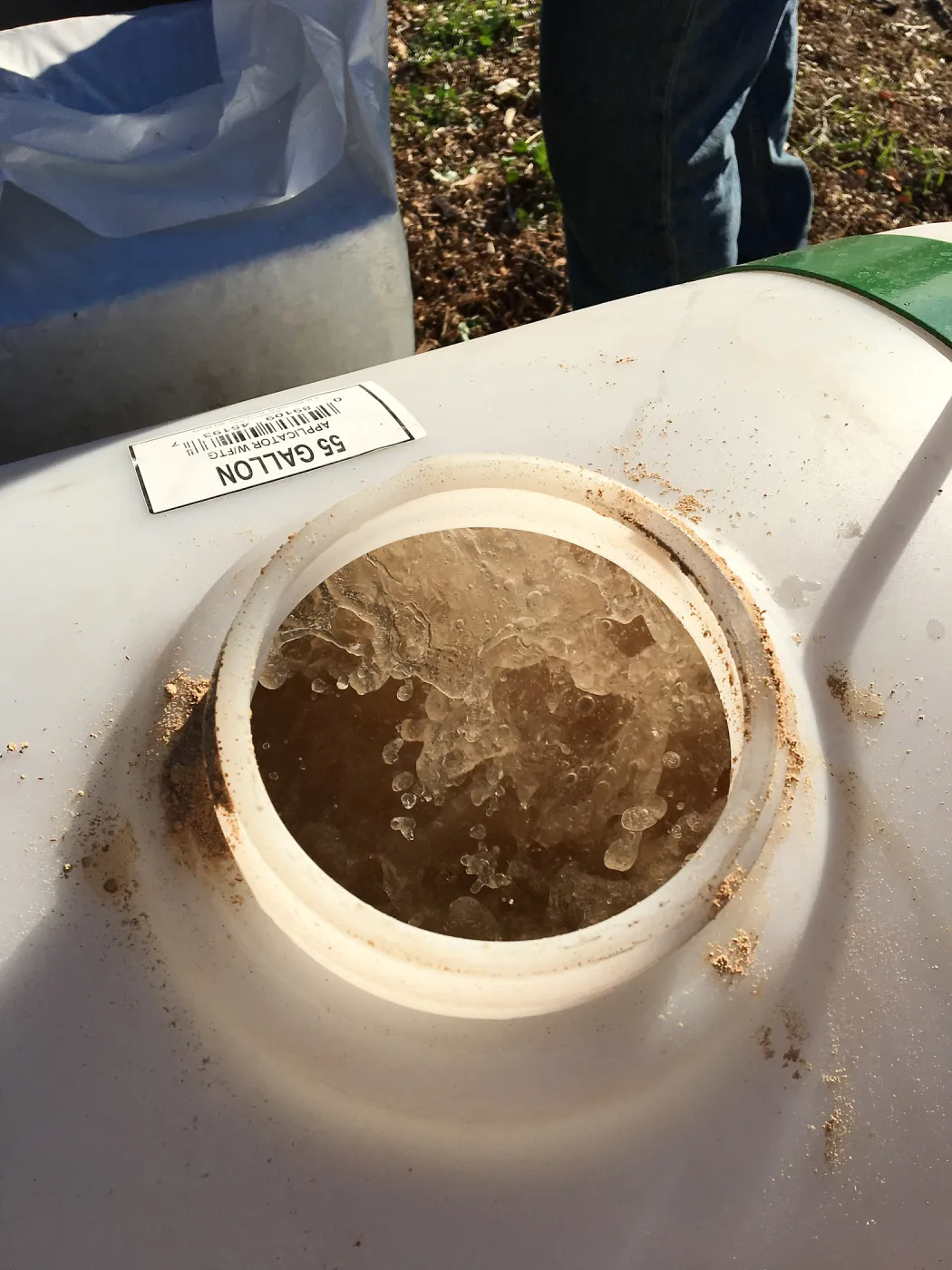 Testing the Hydroseeder