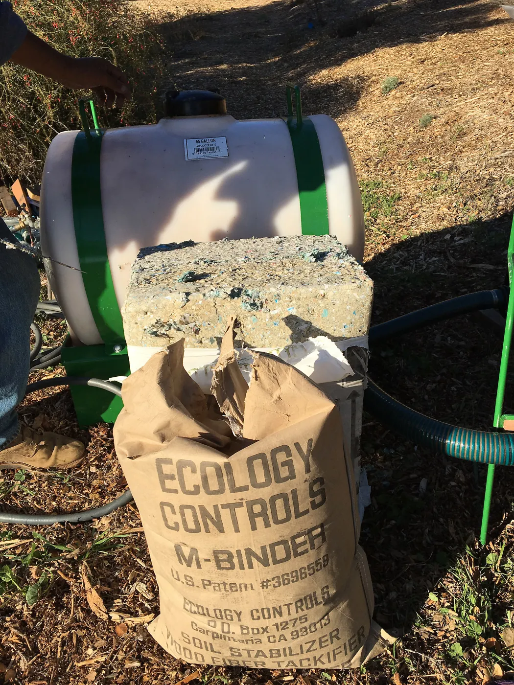 Testing the Hydroseeder