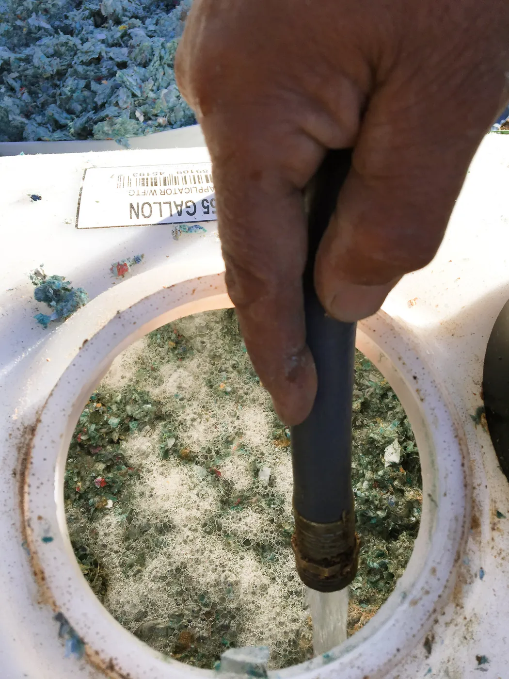 Testing the Hydroseeder