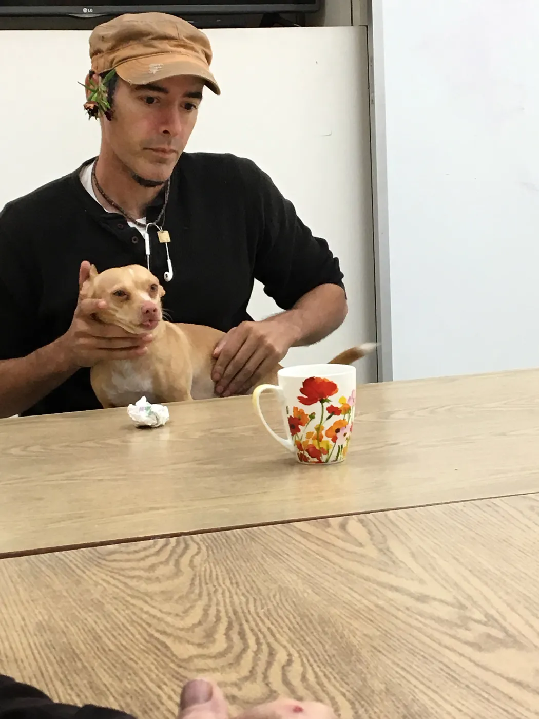 Adam Kuster and Ginger