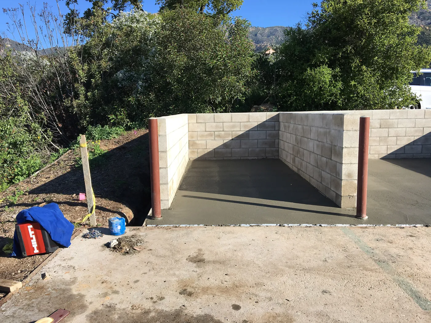 New soil bins