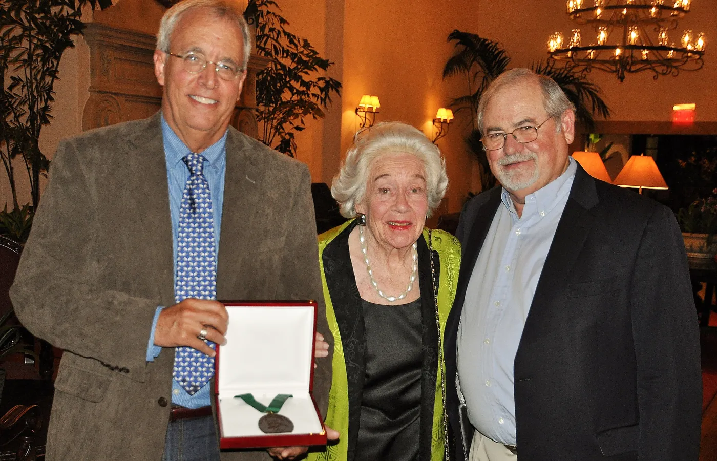 Bruce Pavlik, Mary Dell Pritzlaff, John Wiemann, Pritzlaff Award 2013