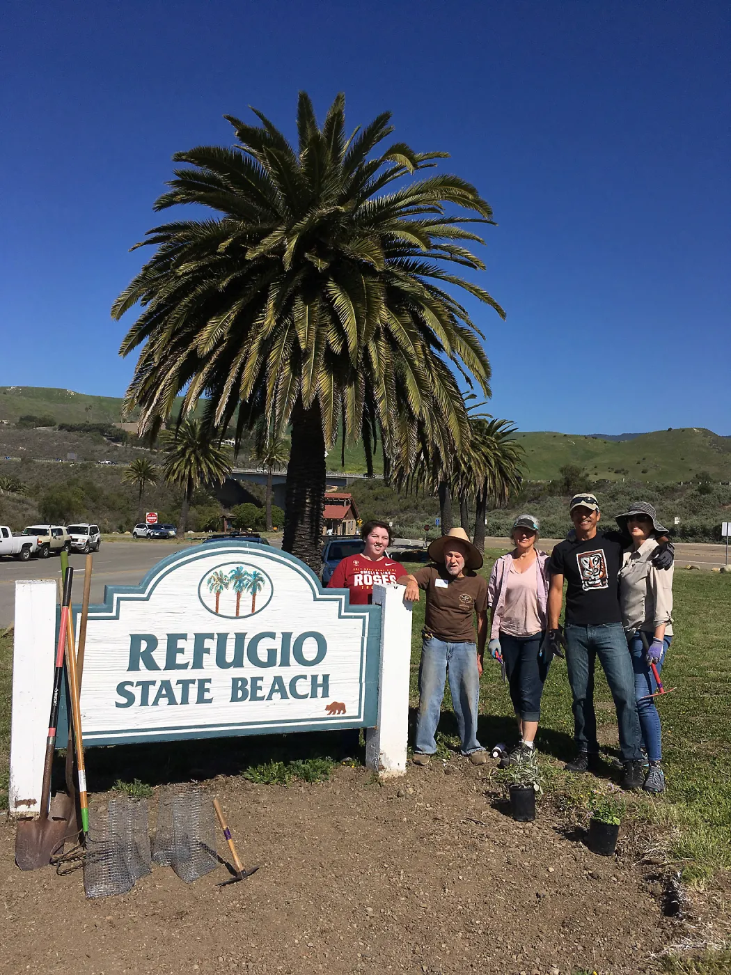 Earth Day Planting Project, Refugio State Beach