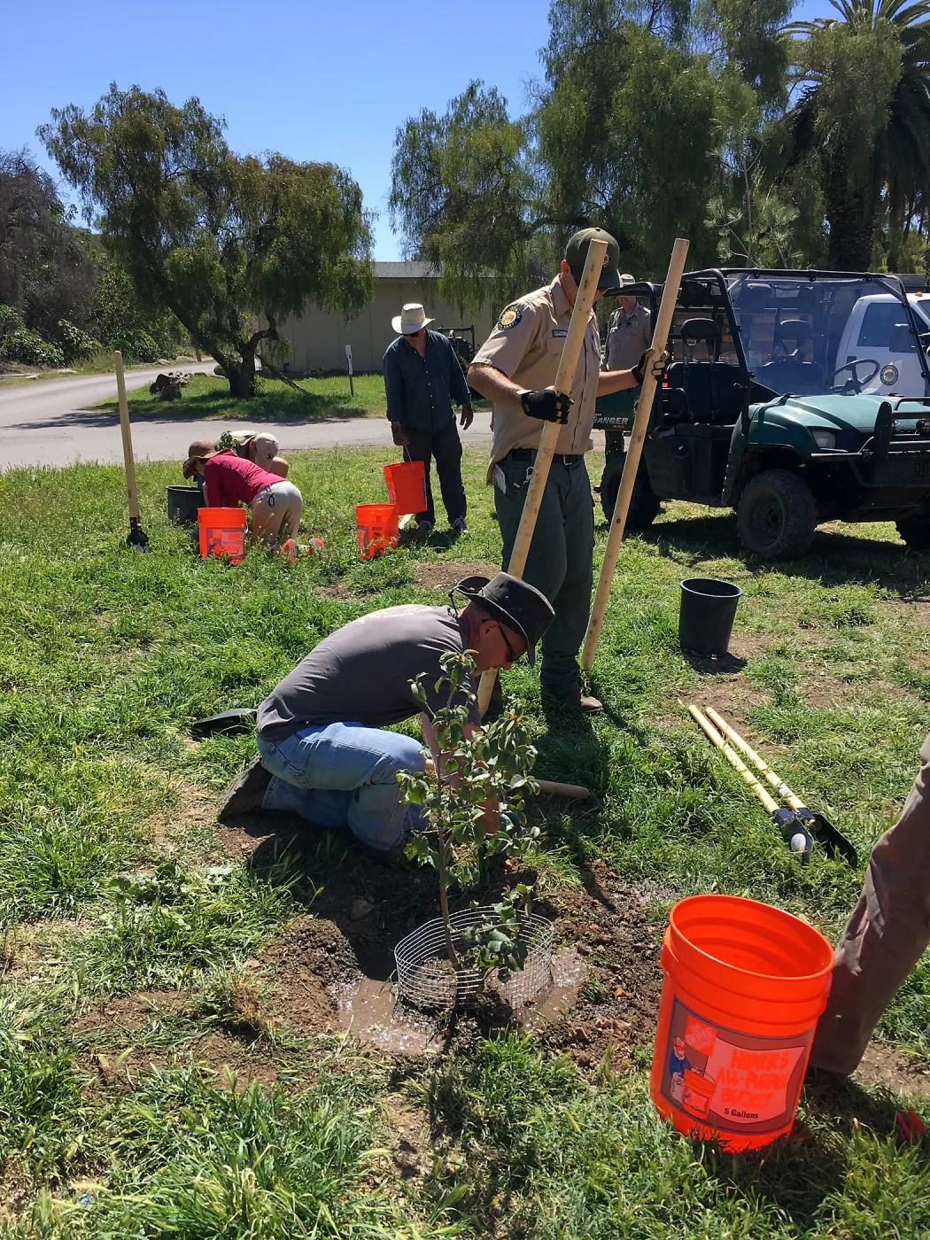 Earth Day Planting Project, Refugio State Beach