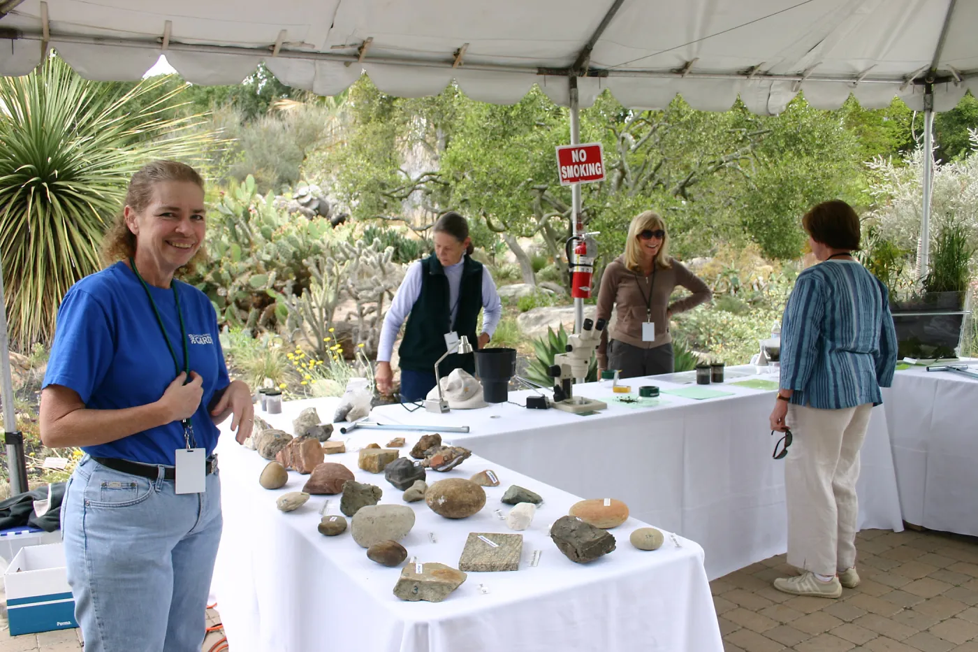 BioBlitz, Joan Evans at Soil Ecology Station
