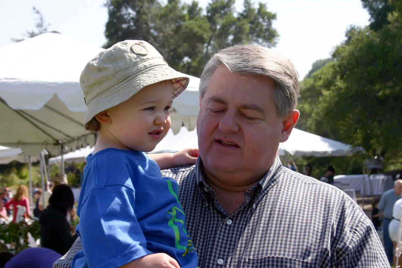 BioBlitz, Ed Schneider with grandson
