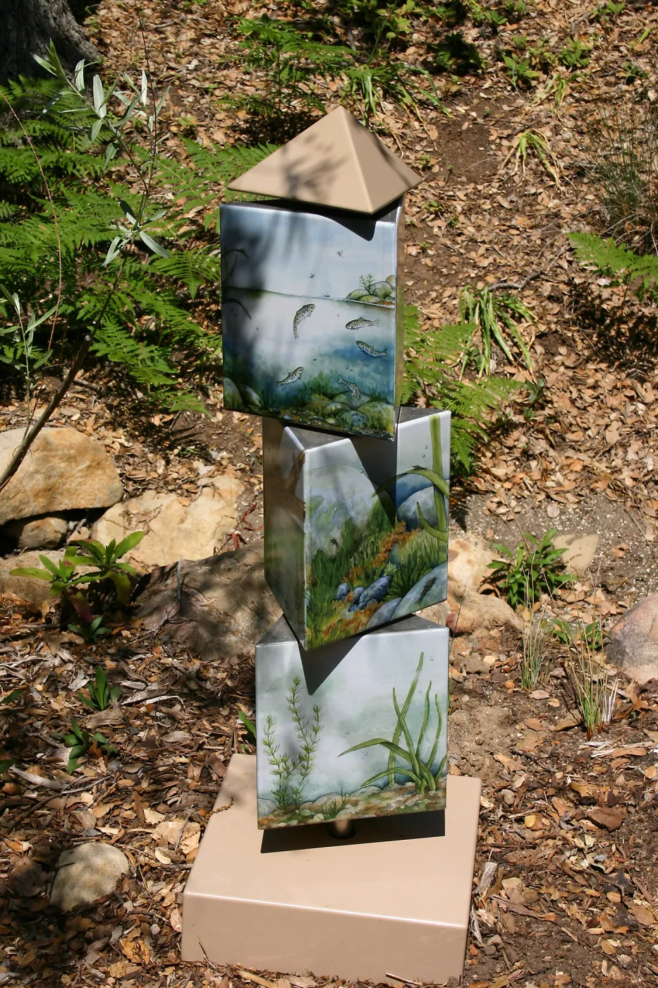 Interpretive display, Discovery Garden
