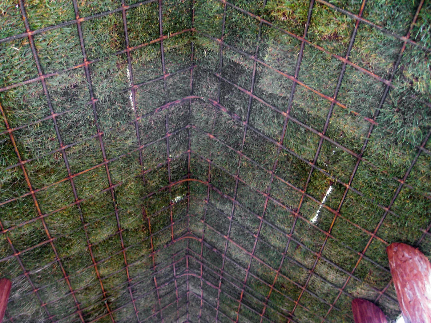 Construction of Herb Parker's â€˜Haven' labyrinth