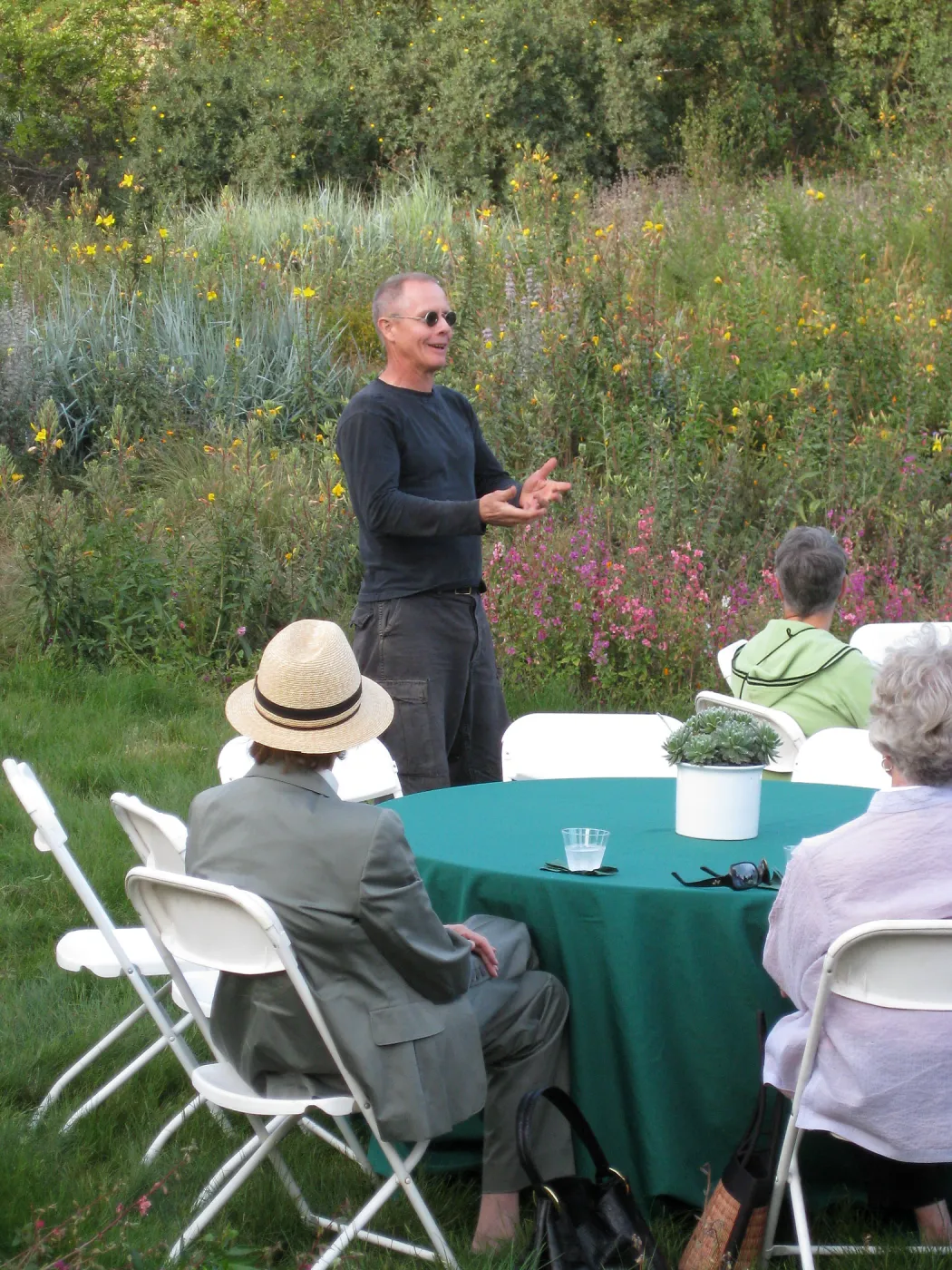 Herb Parker event in the Meadow, Herb Parker