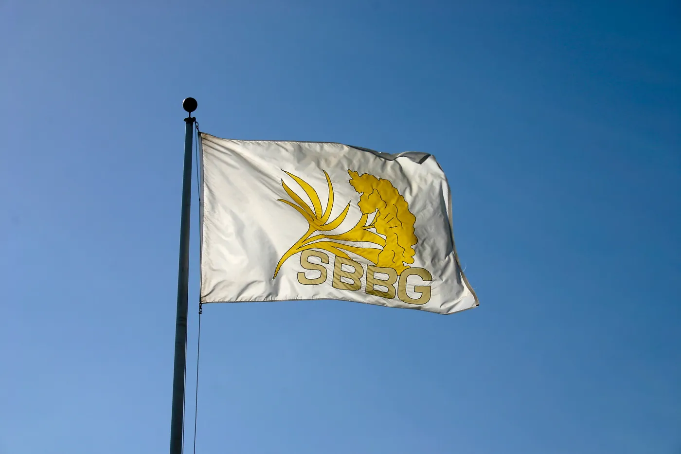 Garden flag at Santa Barbara breakwater