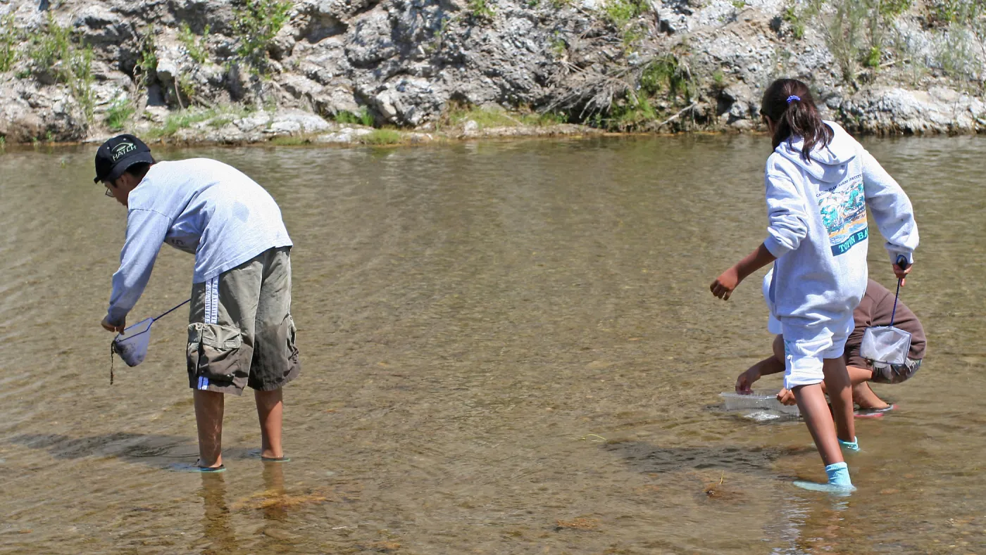FamCamp 2008, In river