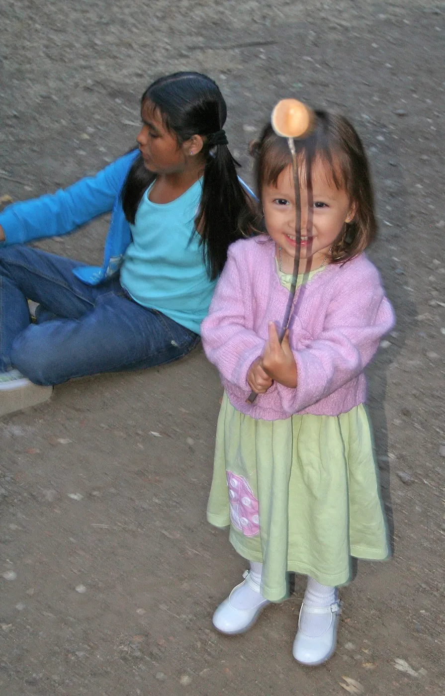 FamCamp 2008, Girl with stick