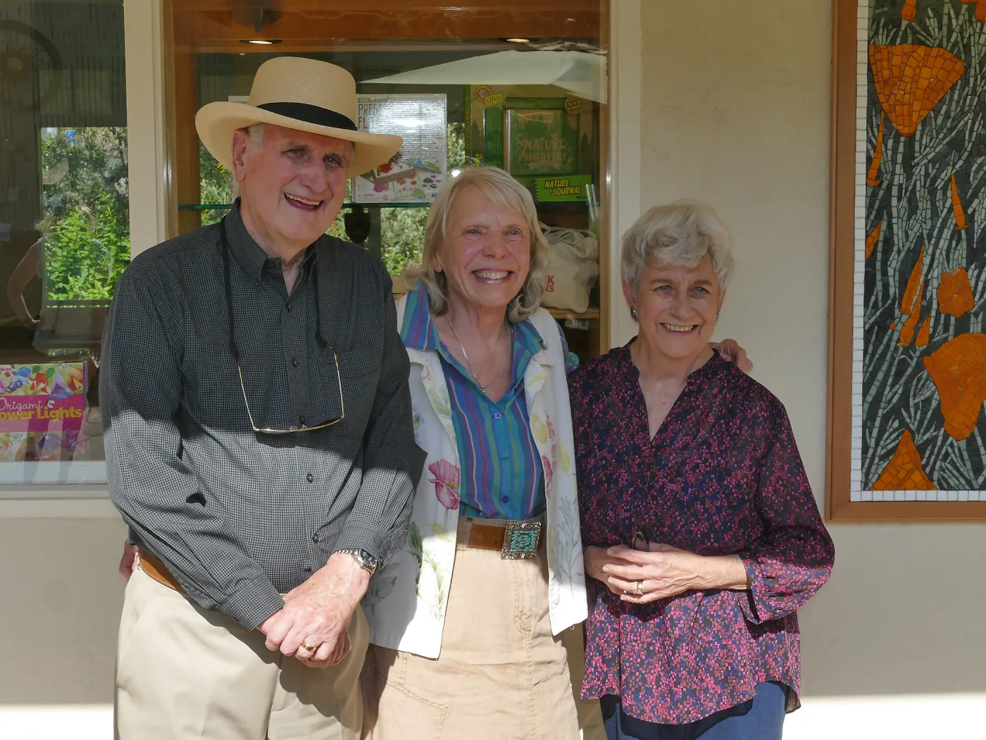 Dedication ceremony for â€œAfter the Rainsâ€ mosaic by Patti Jacquemain