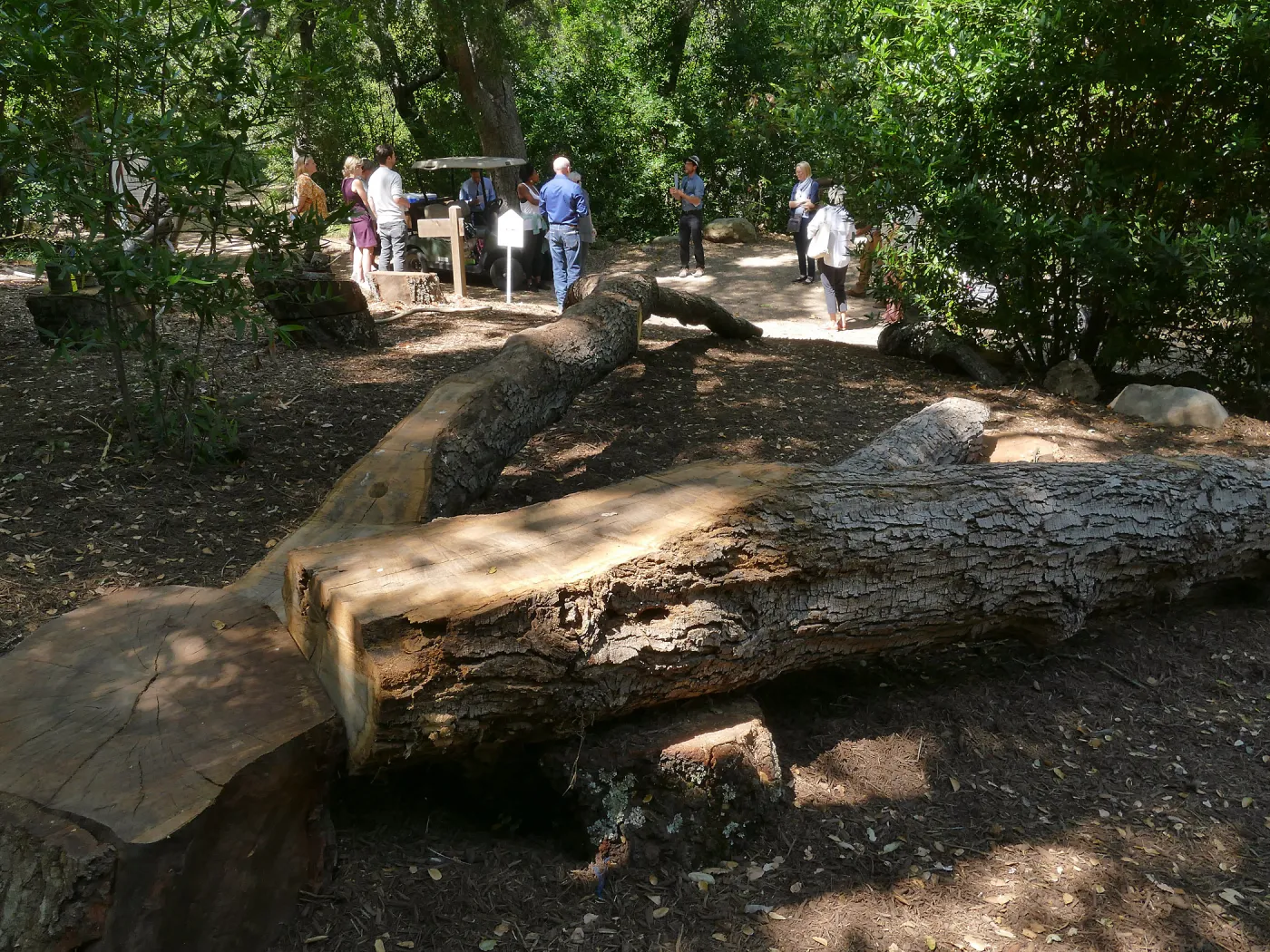 Garden's Board of Trustees visit the Garden Casitas