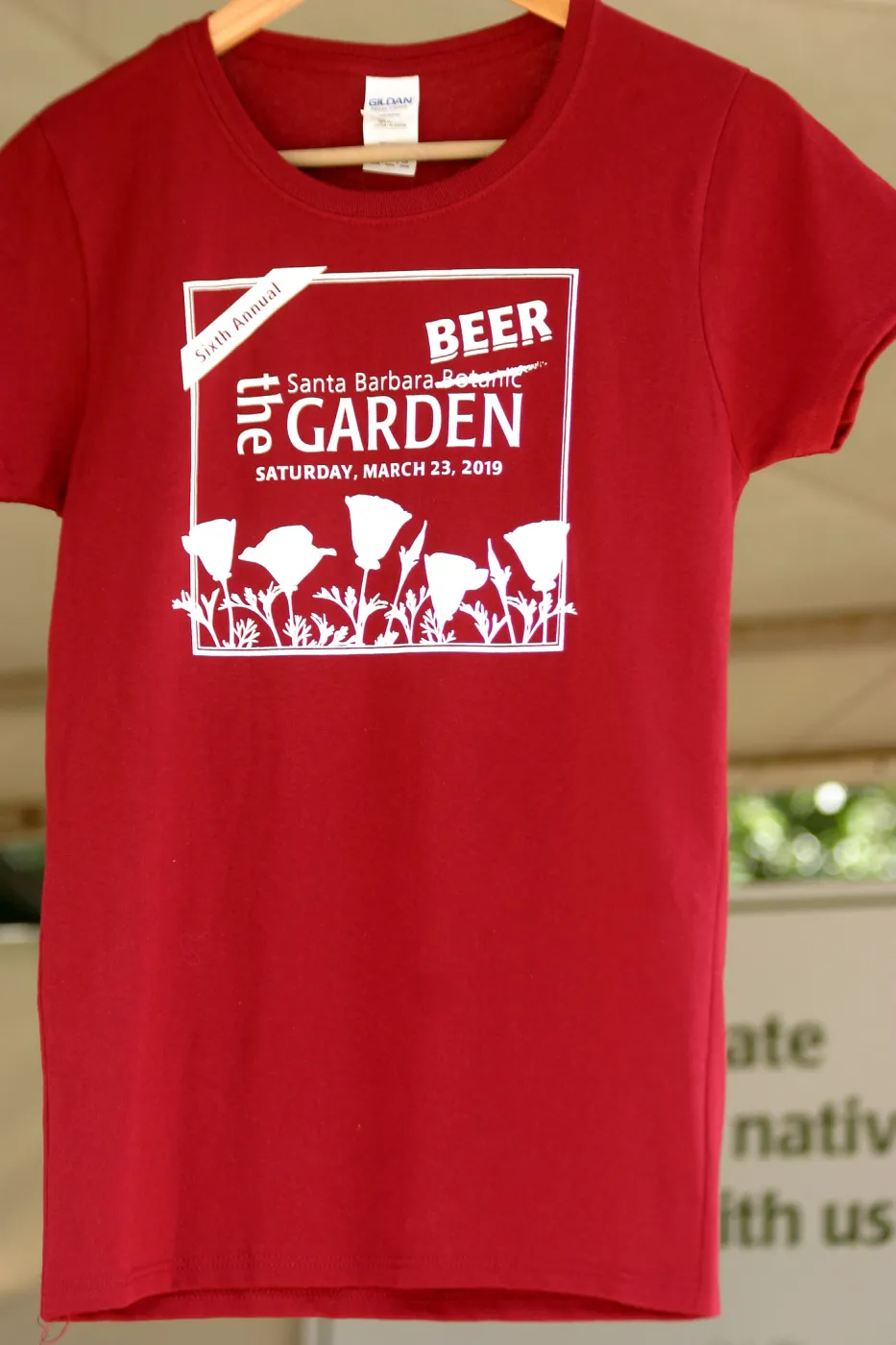 2019 Santa Barbara Beer Garden t-shirt