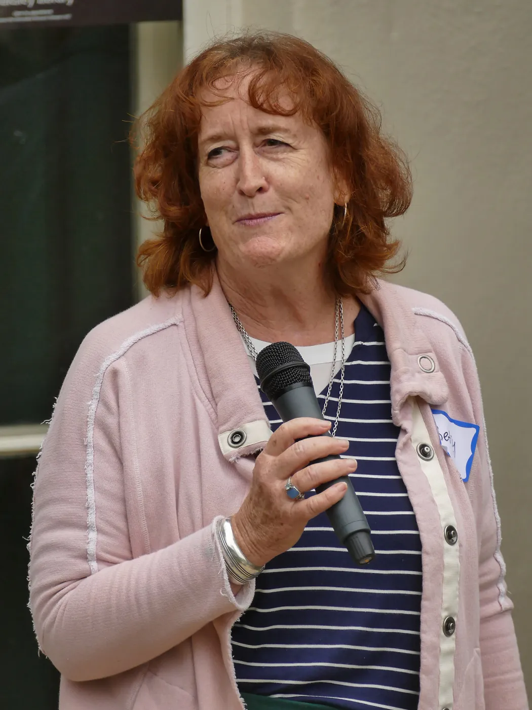 2019 Fall Plant Sale Preview Party, Betsy Collins commenting on her imminent retirement.