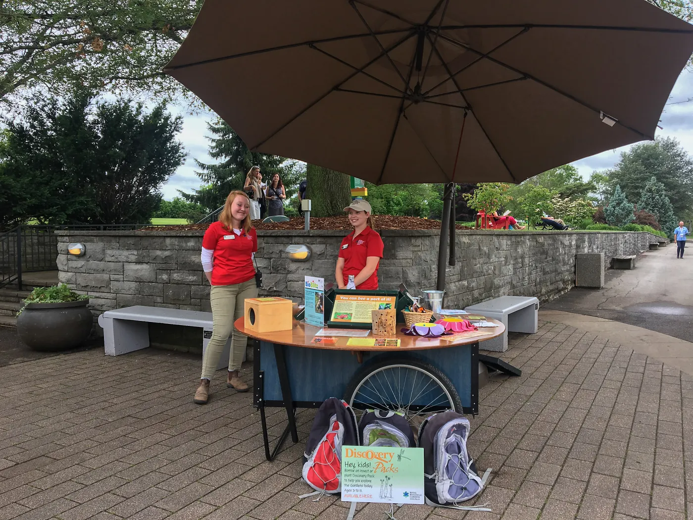 Royal Botanic Garden, Ontario, Canada, BioBlitz Bee display, Imagination Grove