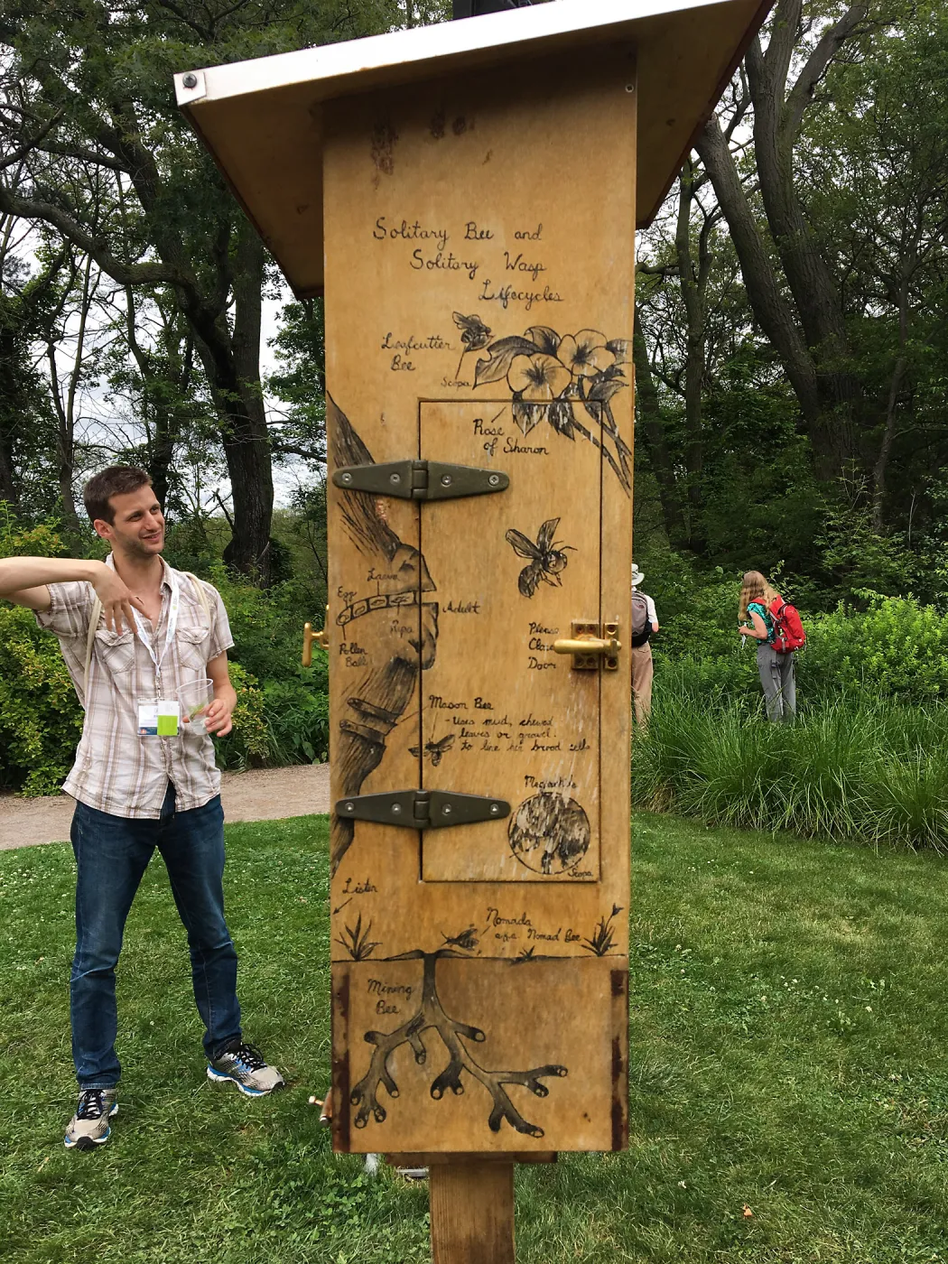 Royal Botanic Garden, Ontario, Canada, BioBlitz audio Bee Booth, Imagination Grove