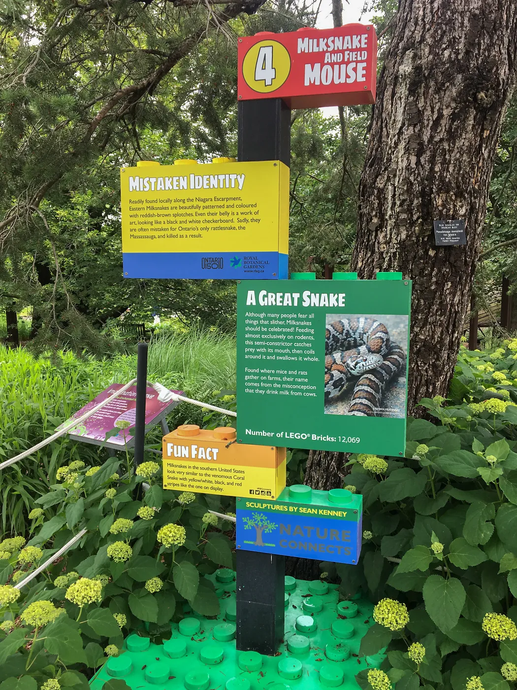 Royal Botanic Garden, Ontario, Canada, Imagination Grove signage