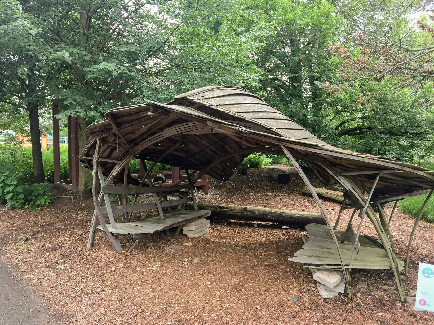 Royal Botanic Garden, Ontario, Canada, Earth Art Shelter
